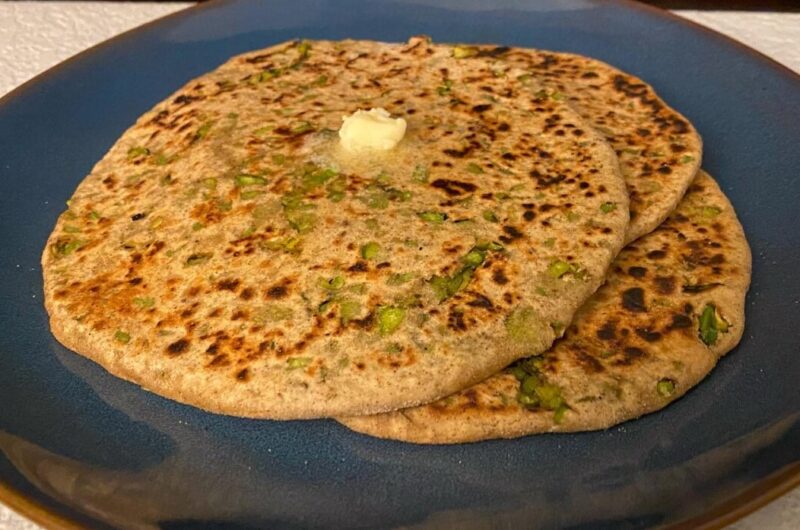 Choliya(Green Garbanzo beans) Parantha